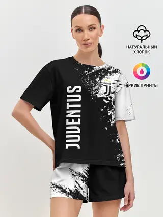 Женская пижама с шортами / JUVENTUS BIANCONERI