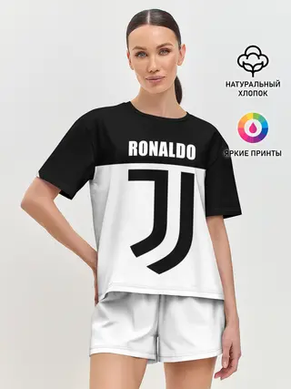 Женская пижама с шортами / Ronaldo Juventus