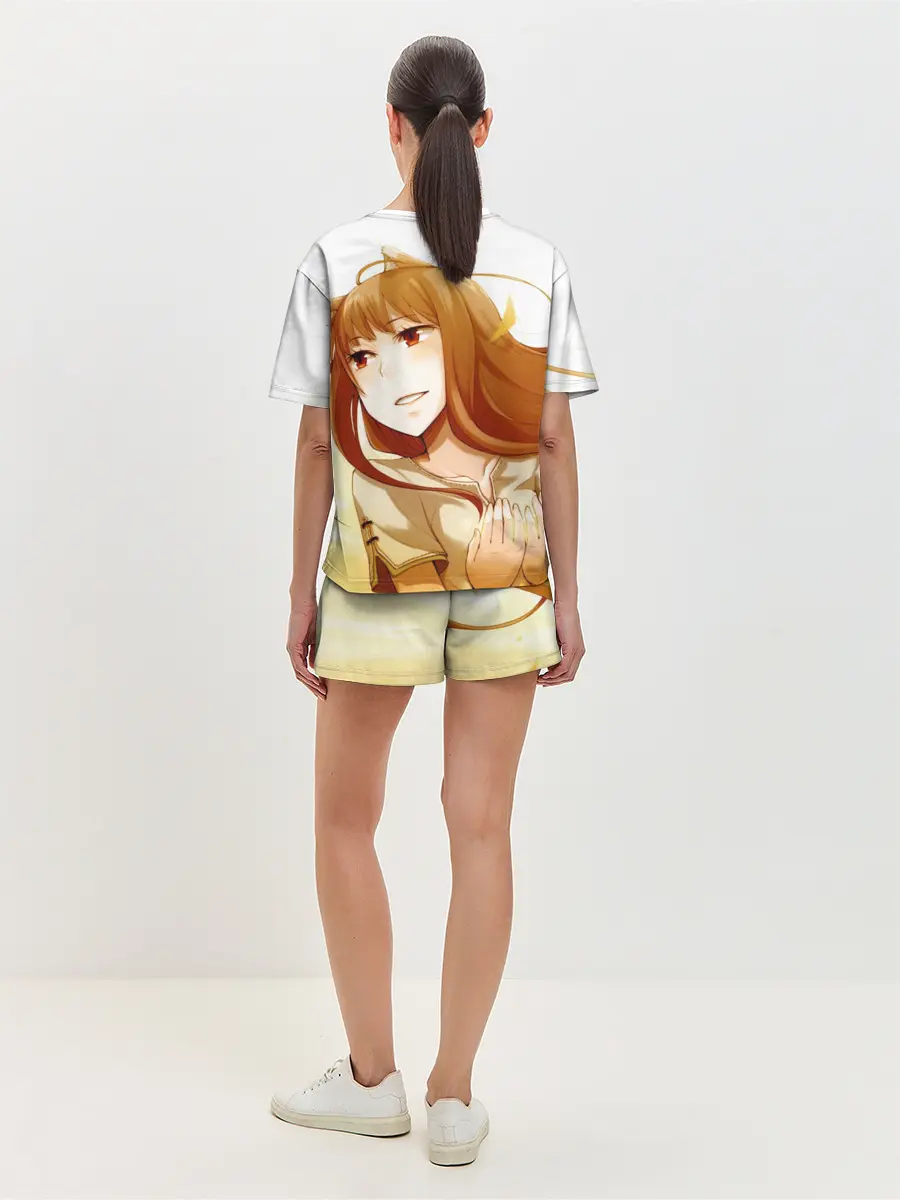 Женская пижама с шортами / Волчица и пряности Холо