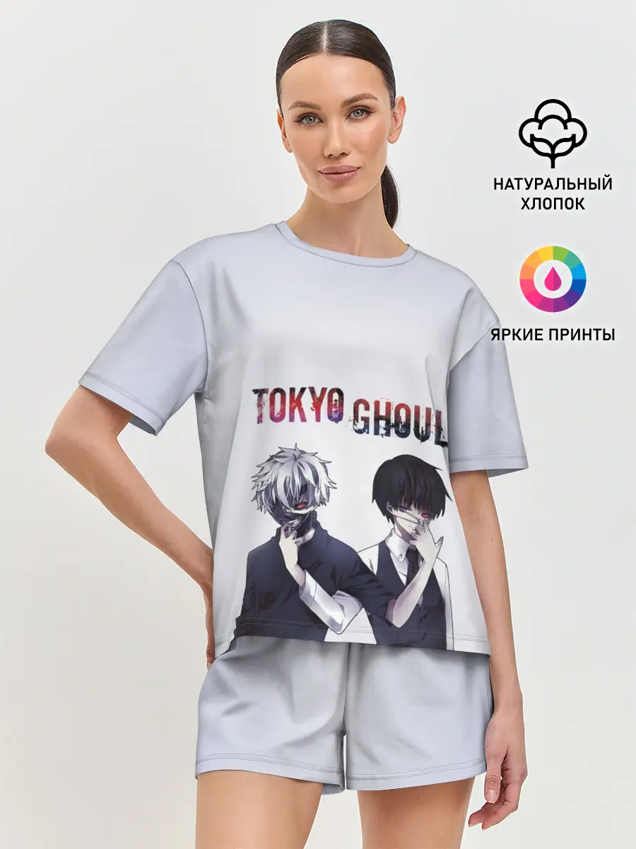 Женская пижама с шортами / Токийский гуль