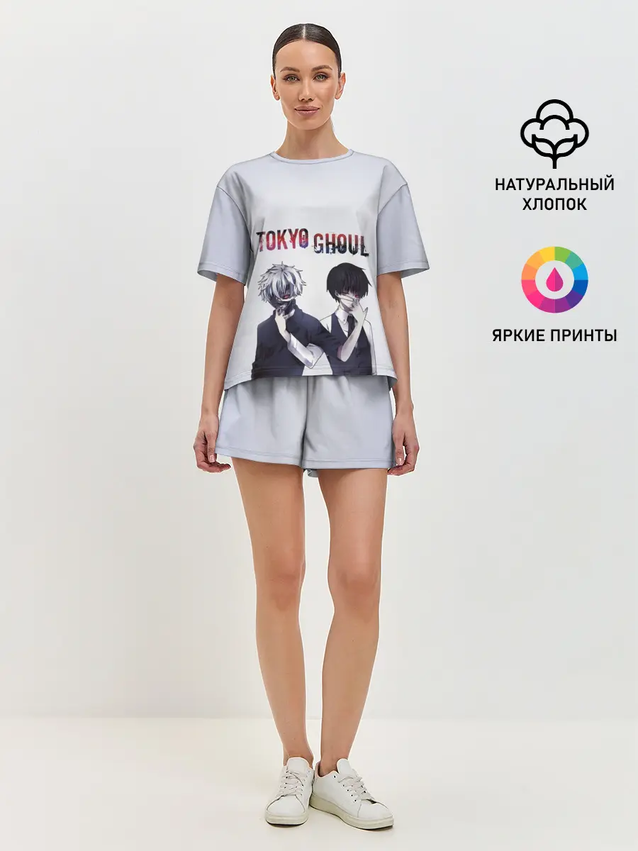 Женская пижама с шортами / Токийский гуль