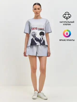 Женская пижама с шортами / Токийский гуль