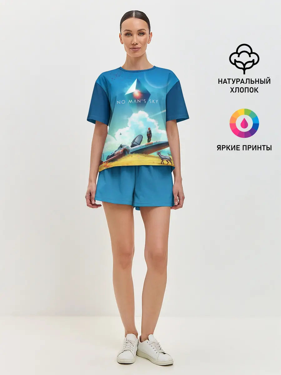 Женская пижама с шортами / No Man’s Sky - Atlas Rises