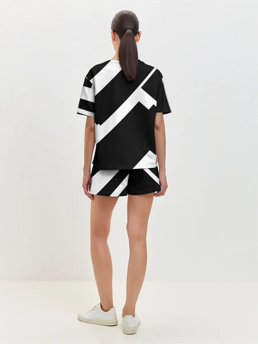 Женская пижама с шортами / Geometry