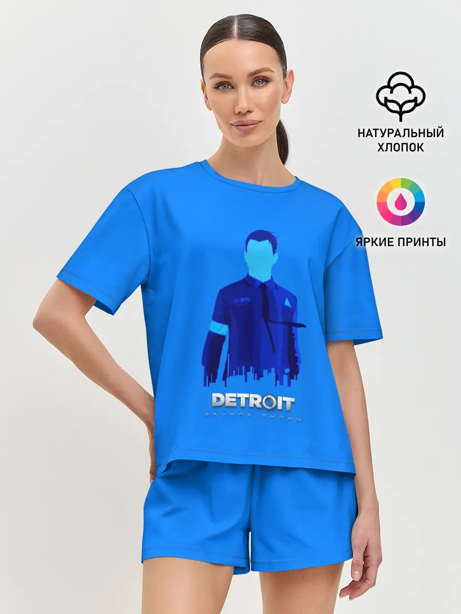 Женская пижама с шортами / Detroit:become human