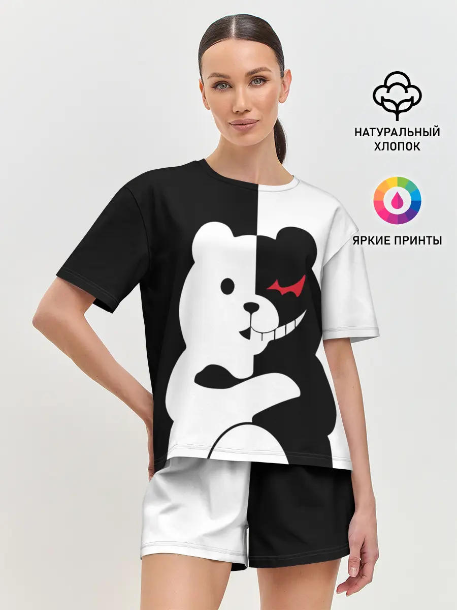 Женская пижама с шортами / MONOKUMA / МОНОКУМА