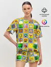 Женская пижама с шортами / Super Mario Pop art
