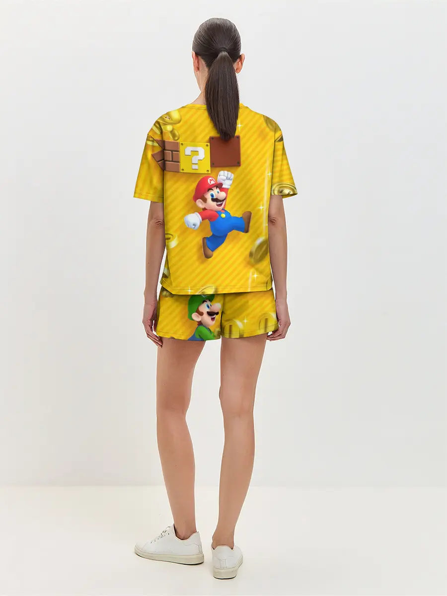 Женская пижама с шортами / Супер Марио