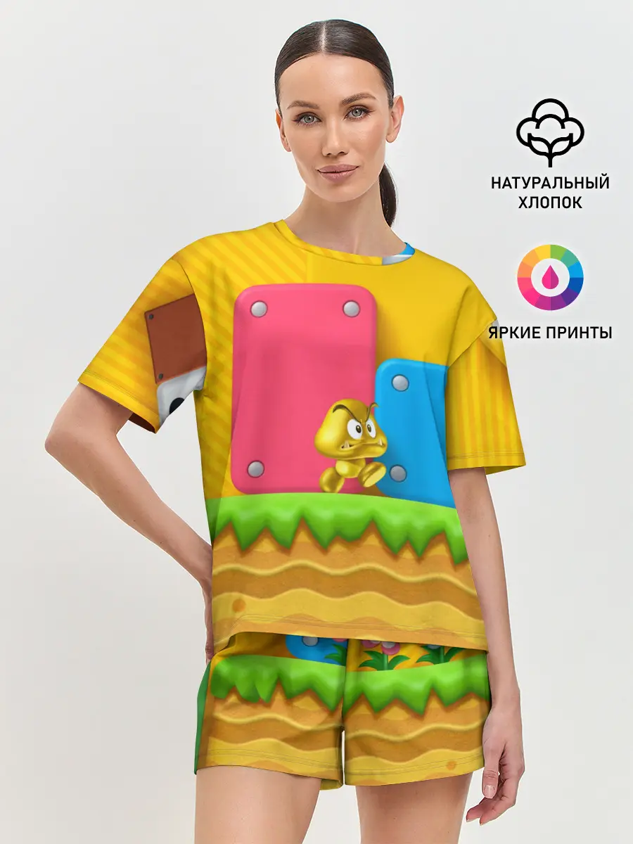 Женская пижама с шортами / Супер Марио
