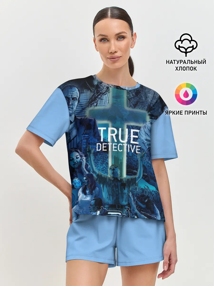 Женская пижама с шортами / TRUE DETECTIVE