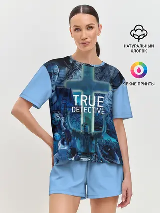 Женская пижама с шортами / TRUE DETECTIVE