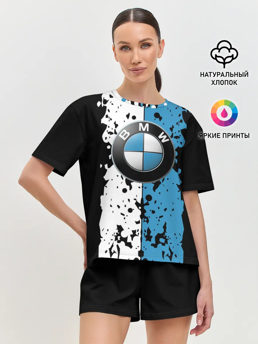 Женская пижама с шортами / BMW sign