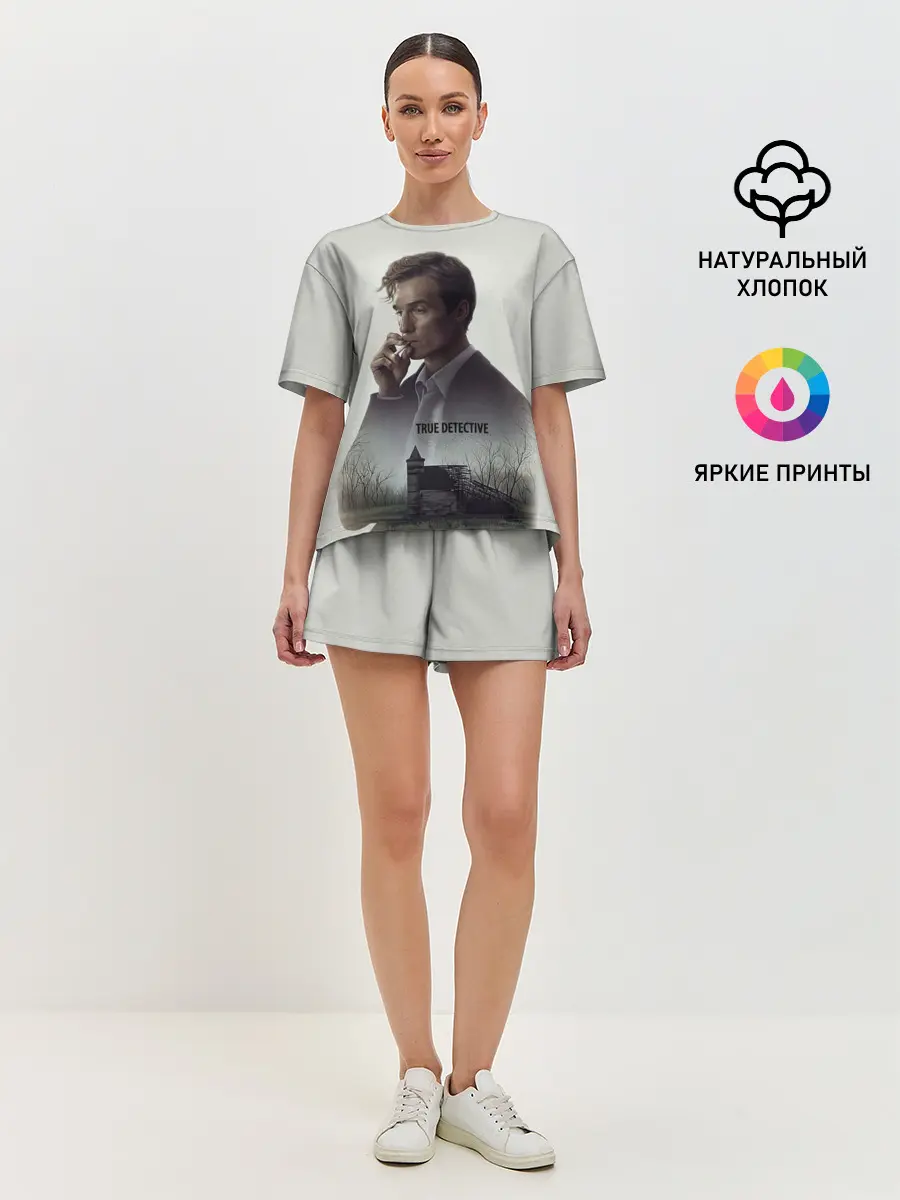 Женская пижама с шортами / True Detective