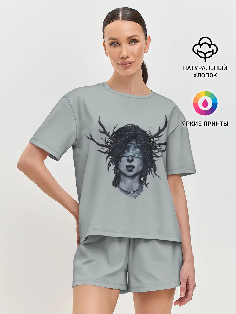 Женская пижама с шортами / True Detective