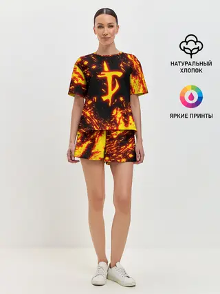 Женская пижама с шортами / DOOM THE CRUCIBLE | ДУМ