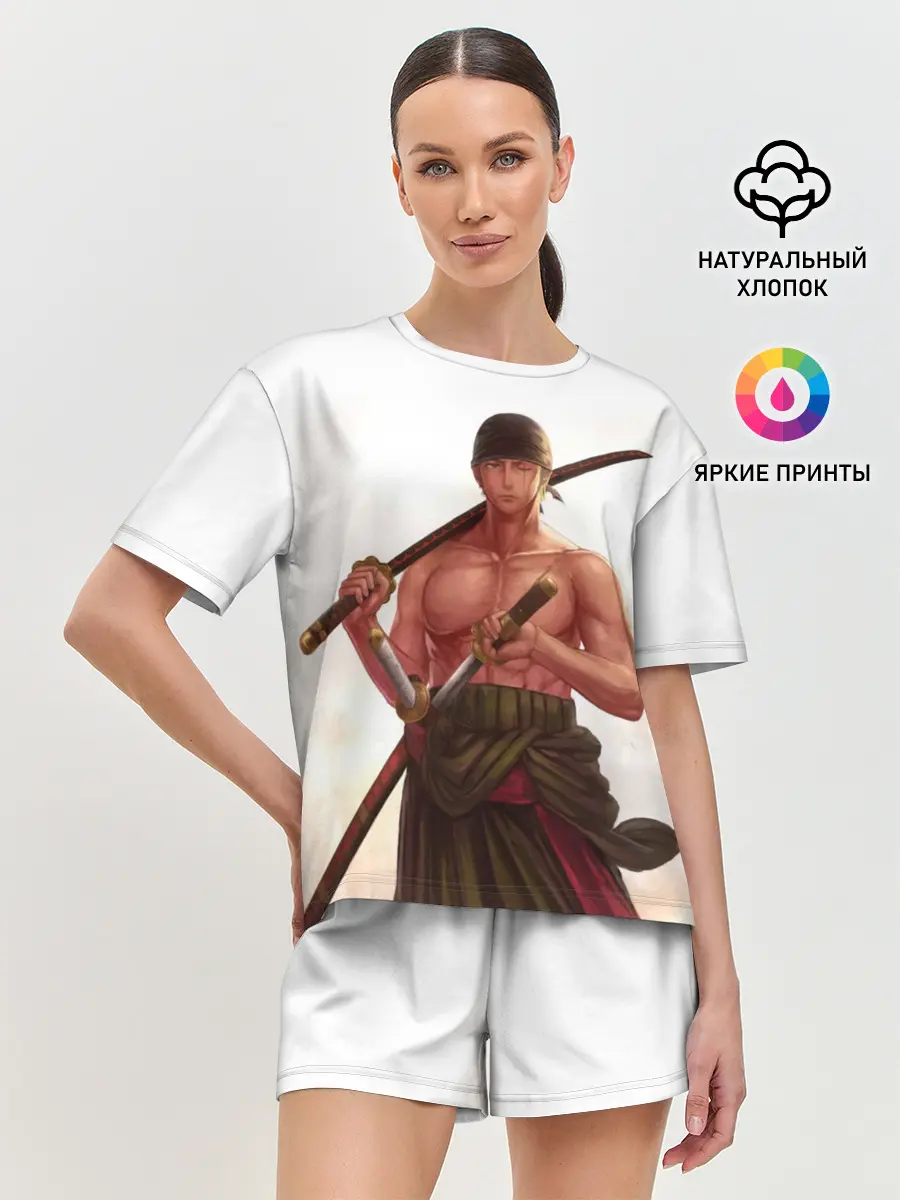 Женская пижама с шортами / One Piece - Zoro