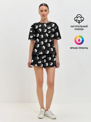 Женская пижама с шортами / Монокума