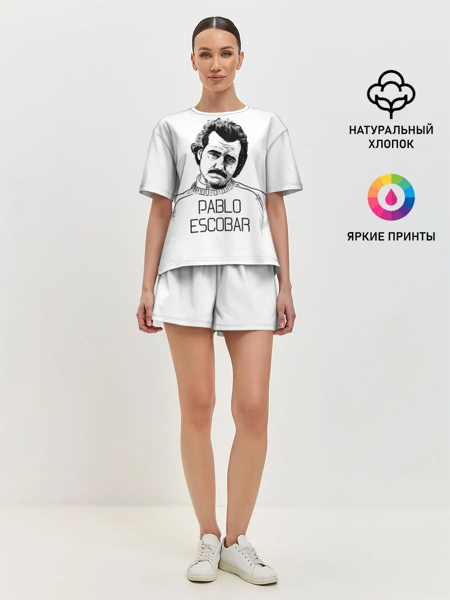 Женская пижама с шортами / Pablo Escobar