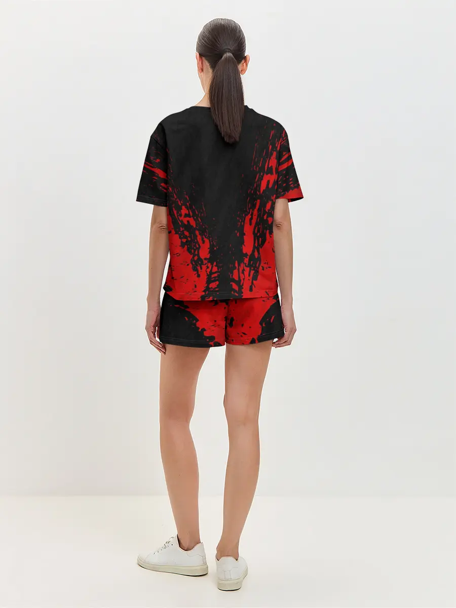 Женская пижама с шортами / BERSERK sword red