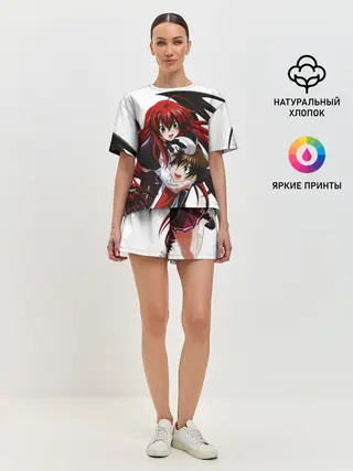 Женская пижама с шортами / Иссей и Риас