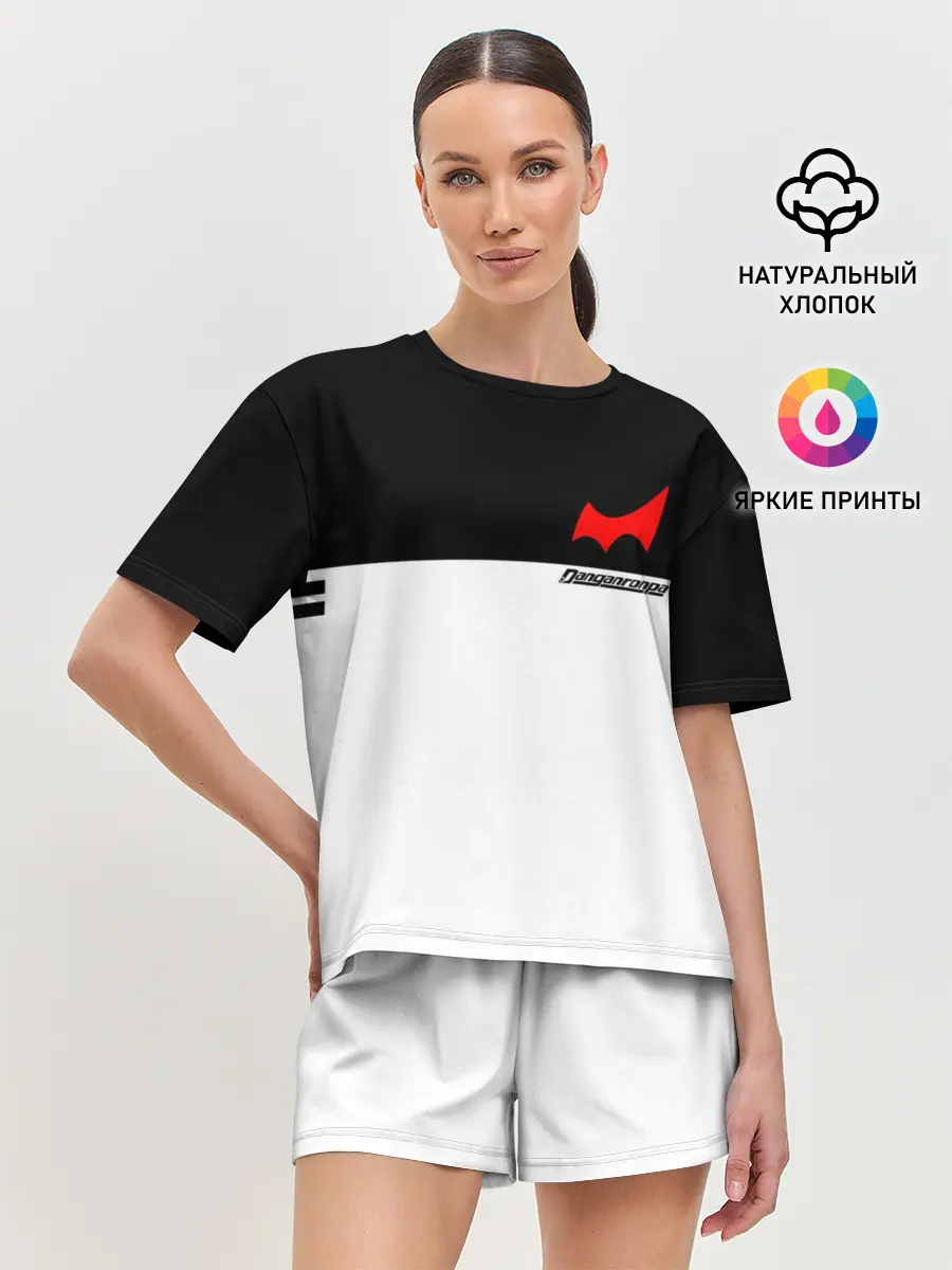 Женская пижама с шортами / MONOKUMA SCHOOL ФОРМА