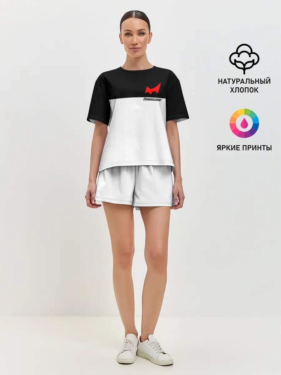 Женская пижама с шортами / MONOKUMA SCHOOL ФОРМА