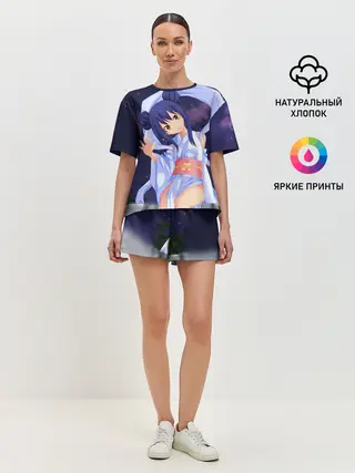 Женская пижама с шортами / Fairy Tail Wendy