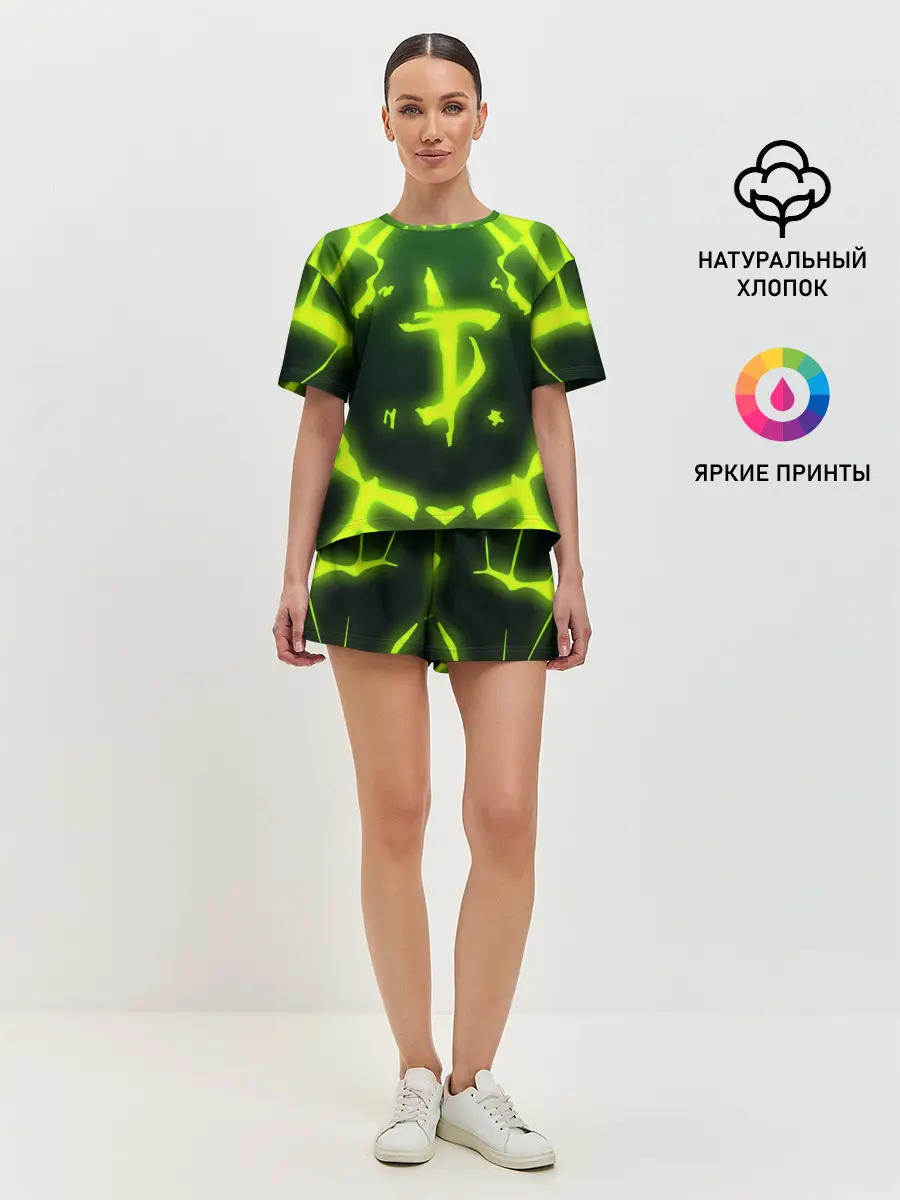 Женская пижама с шортами / DOOM ГОРНИЛО | ДУМ