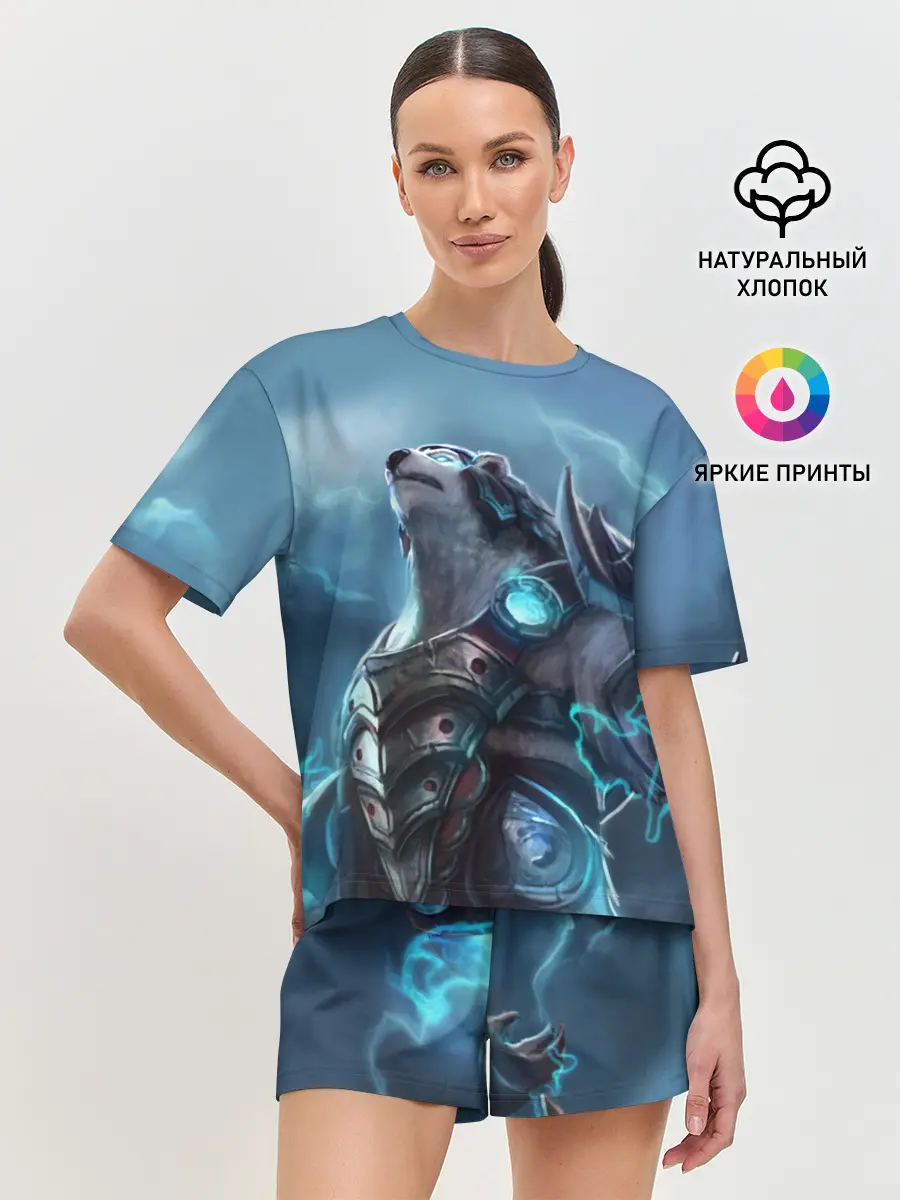 Женская пижама с шортами / Северный король