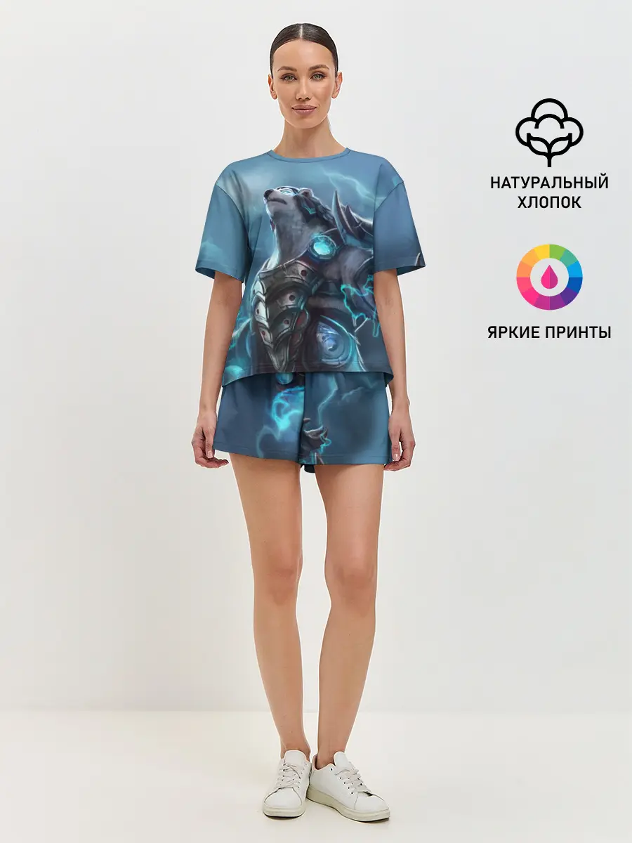 Женская пижама с шортами / Северный король