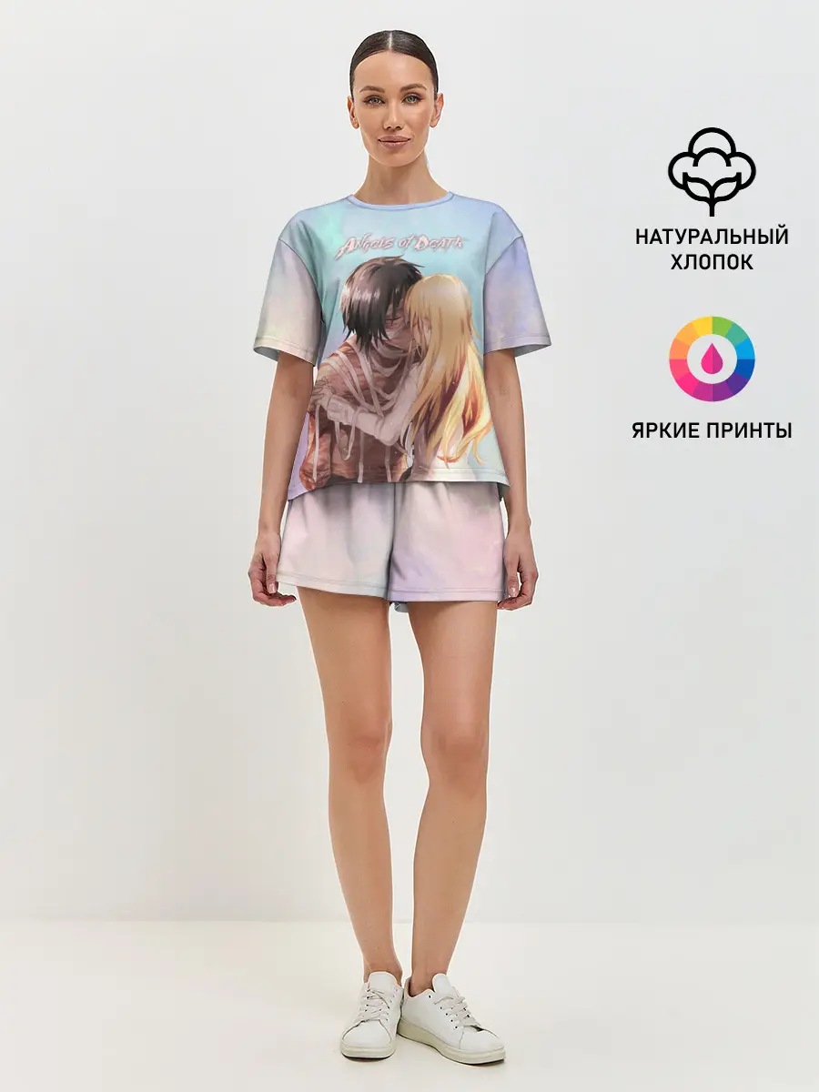 Женская пижама с шортами / ANGELS OF DEATH. Love story