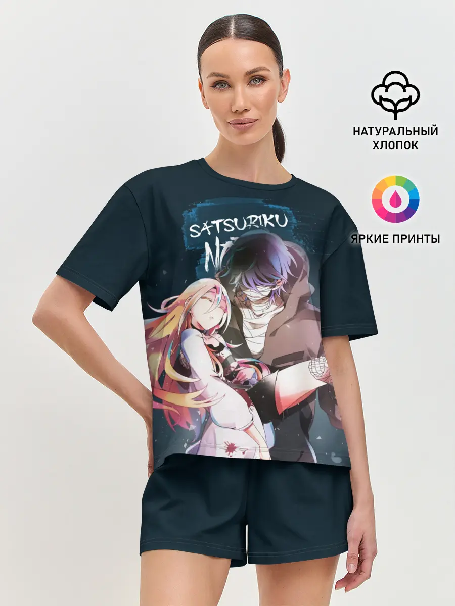 Женская пижама с шортами / Satsuriku no tenshi