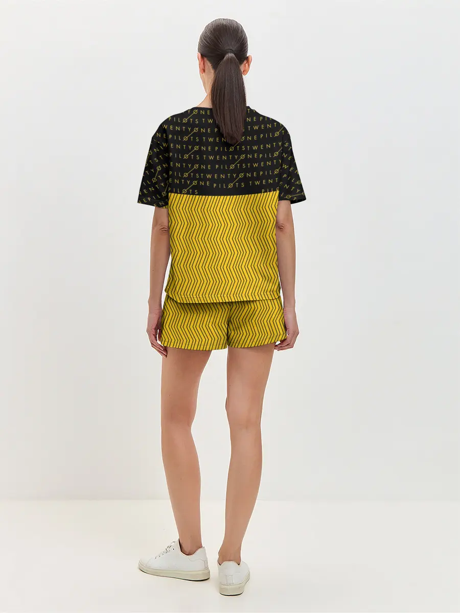 Женская пижама с шортами / TWENTY ONE PILOTS TOP