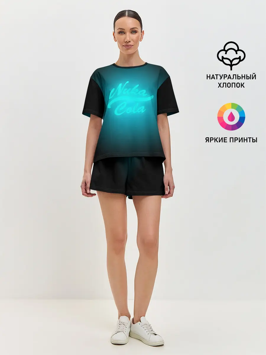 Женская пижама с шортами / QUANTUM JONES SODA