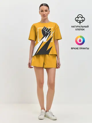 Женская пижама с шортами / R6S FINKA