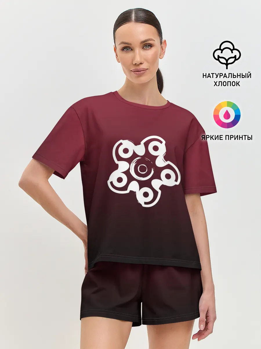 Женская пижама с шортами / R6S HIBANA