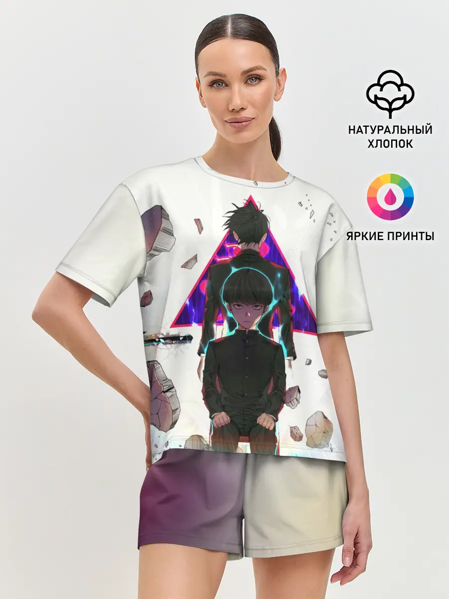 Женская пижама с шортами / Моб Психо 100