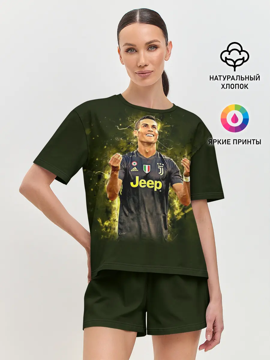 Женская пижама с шортами / RONALDO JUVE SPORT