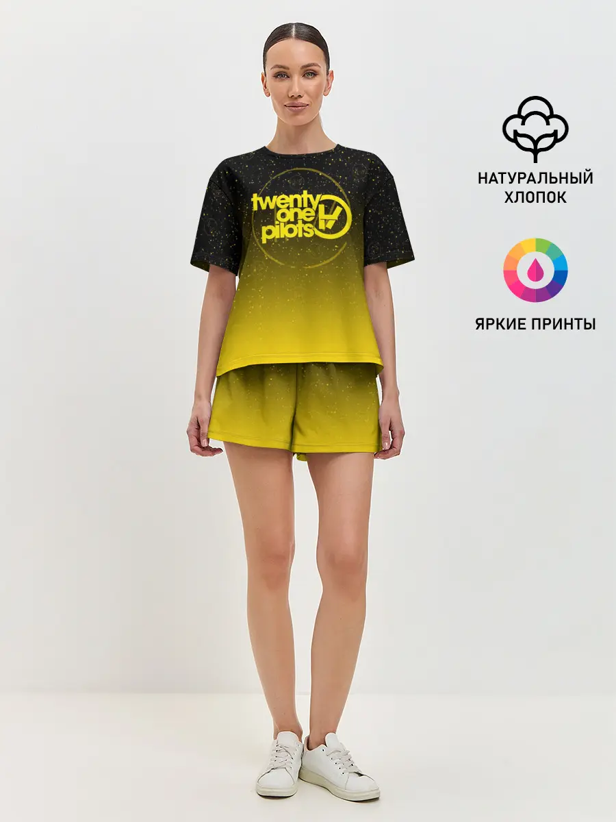 Женская пижама с шортами / TWENTY ONE PILOTS TOP