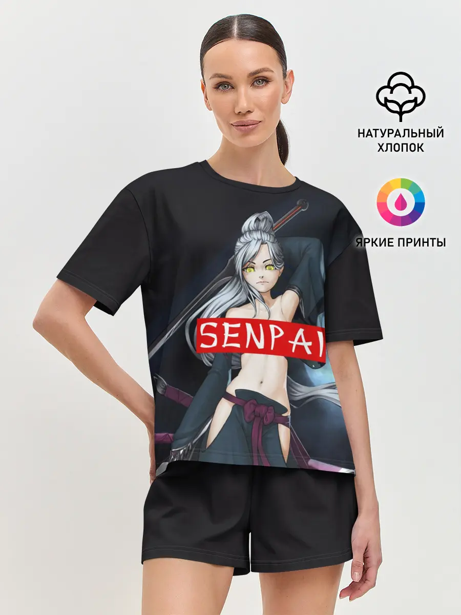 Женская пижама с шортами / SENPAI