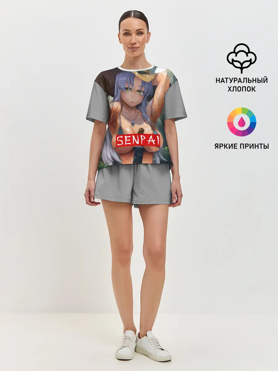 Женская пижама с шортами / Senpai