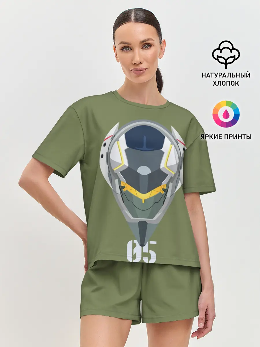 Женская пижама с шортами / Евангелион