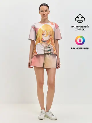 Женская пижама с шортами / Satsuriku no Tenshi