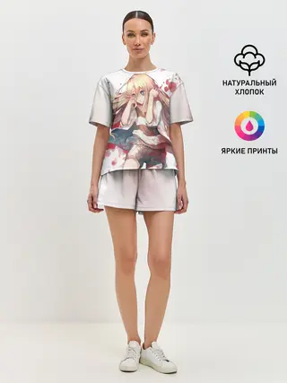 Женская пижама с шортами / ANGELS OF DEATH. Rachel Gardner