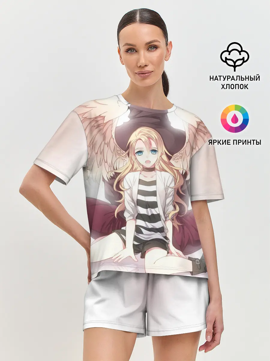 Женская пижама с шортами / Рейчел ангел