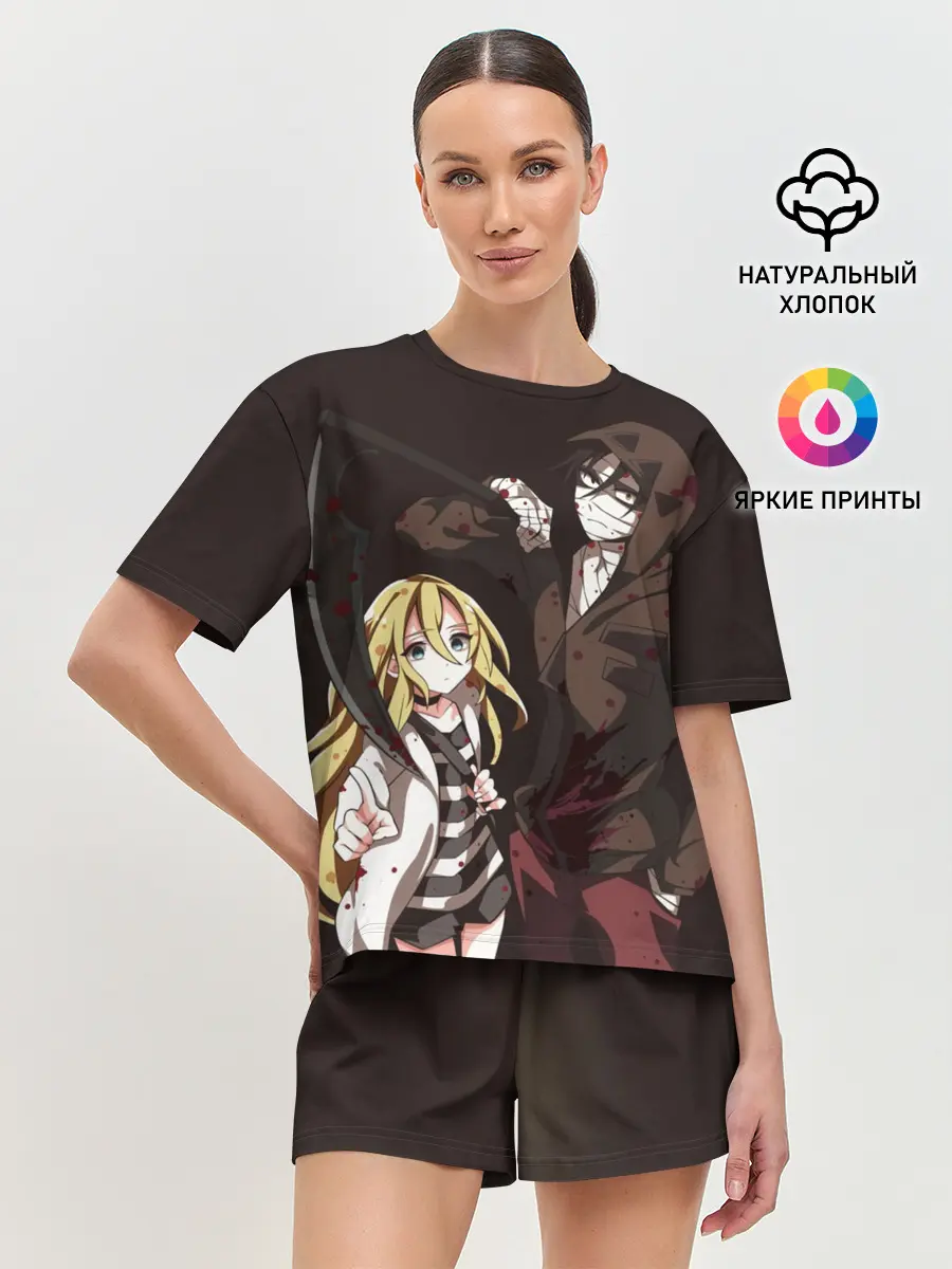 Женская пижама с шортами / Рейчел и Зак