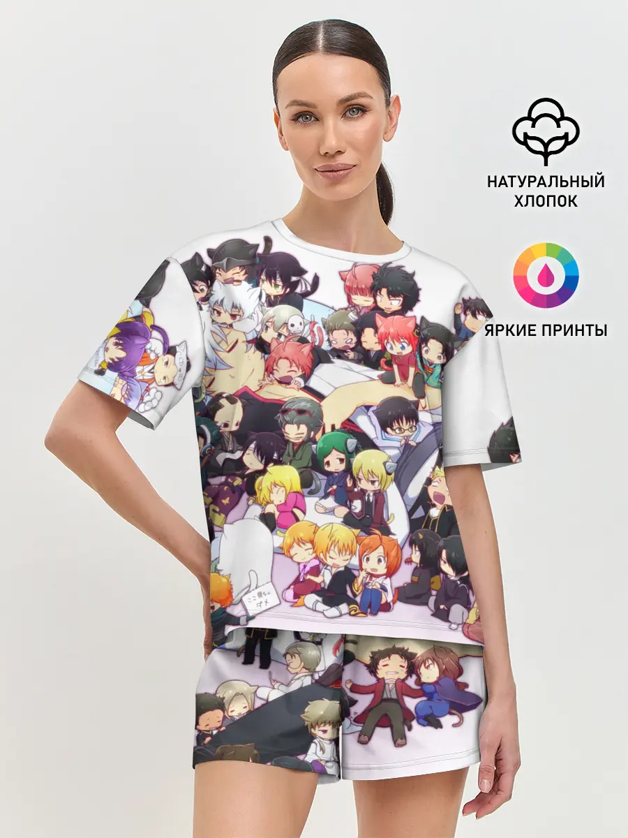 Женская пижама с шортами / Full Gintama