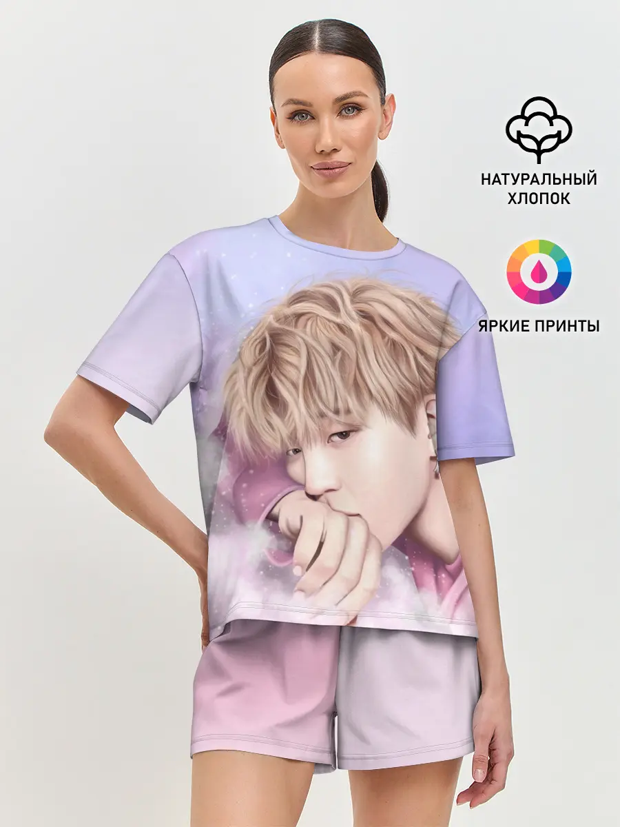 Женская пижама с шортами / BTS