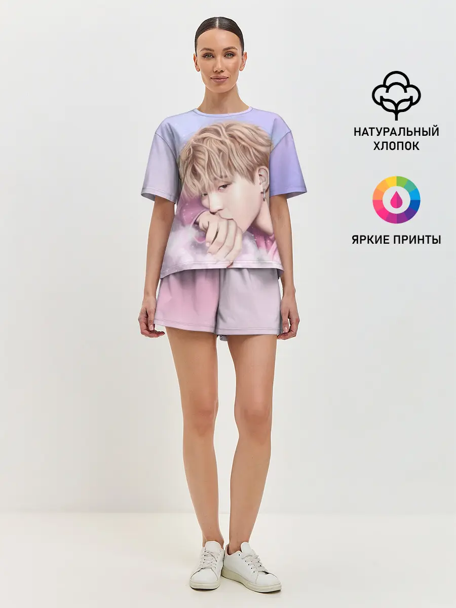 Женская пижама с шортами / BTS