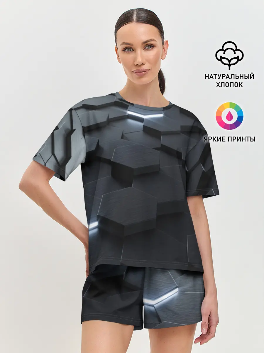 Женская пижама с шортами / НАНО СОТЫ